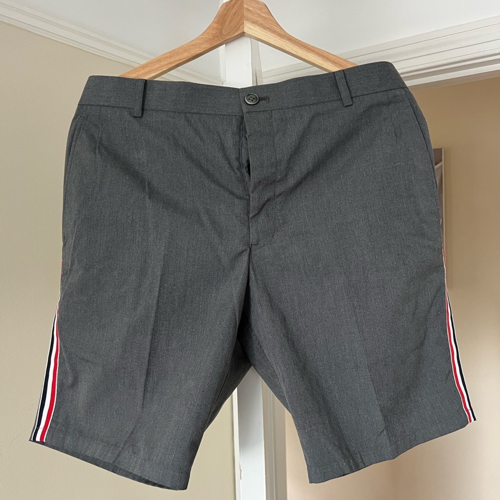 Thom Browne tailored shorts with grosgrain detail